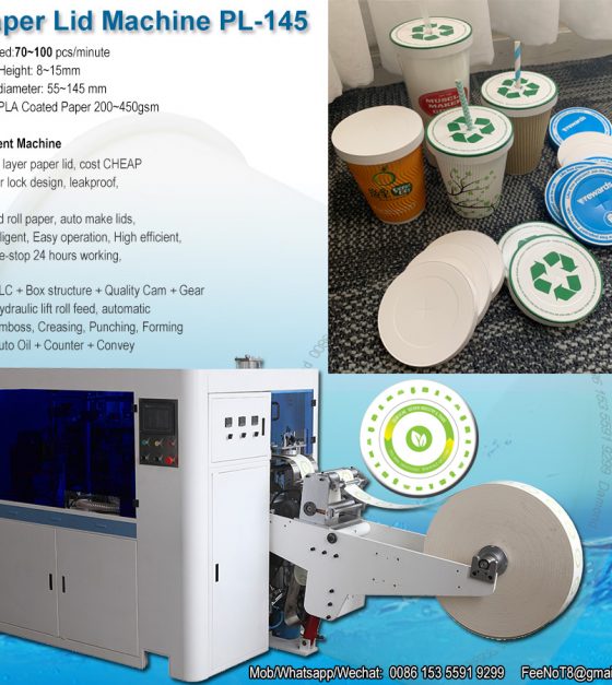 cup paper lid cover machine